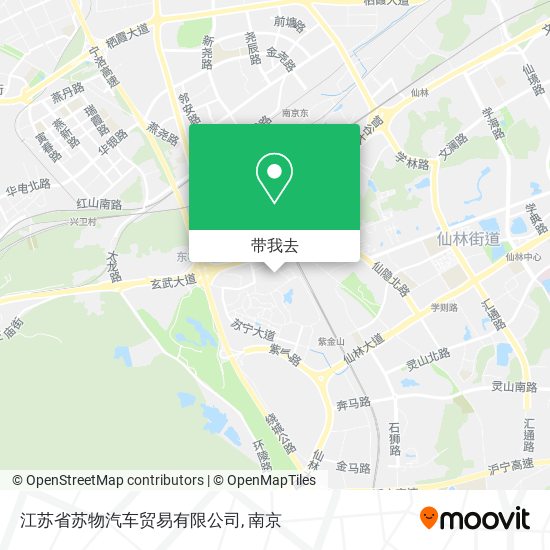 江苏省苏物汽车贸易有限公司地图