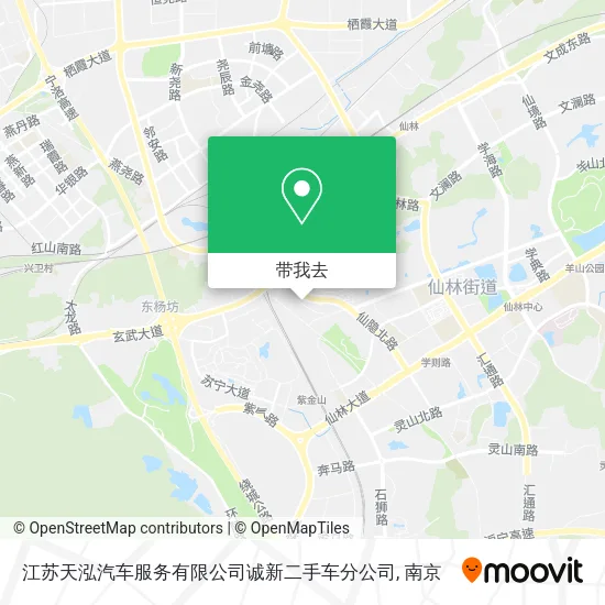 江苏天泓汽车服务有限公司诚新二手车分公司地图