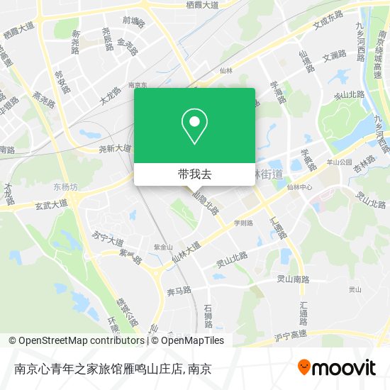 南京心青年之家旅馆雁鸣山庄店地图