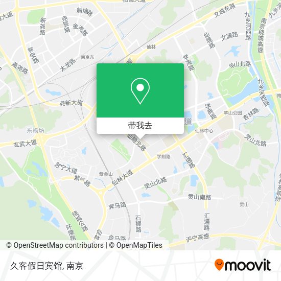 久客假日宾馆地图