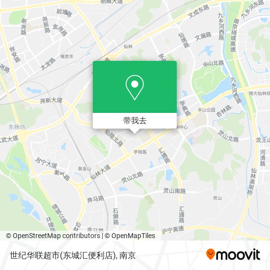 世纪华联超市(东城汇便利店)地图