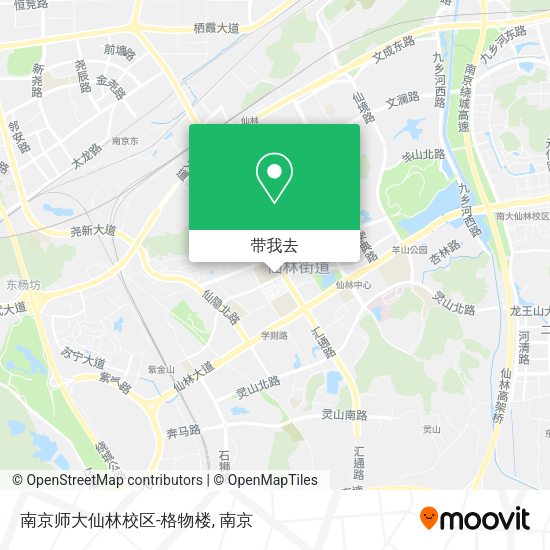 南京师大仙林校区-格物楼地图