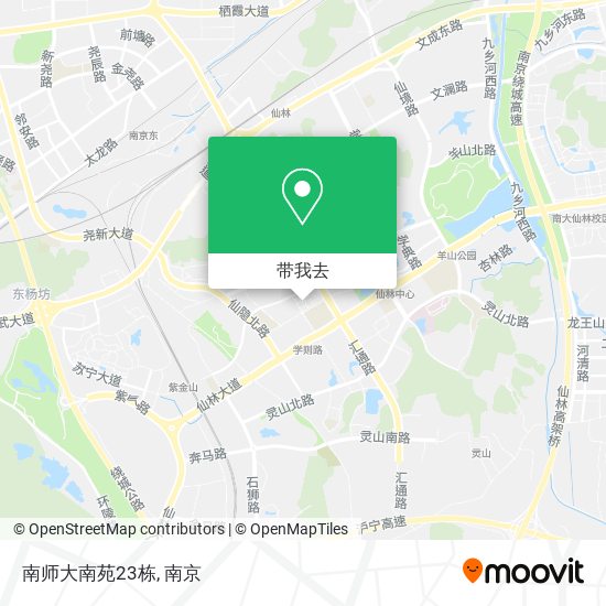 南师大南苑23栋地图