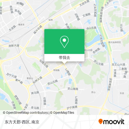 东方天郡-西区地图