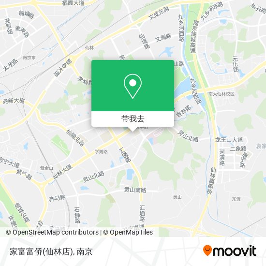 家富富侨(仙林店)地图