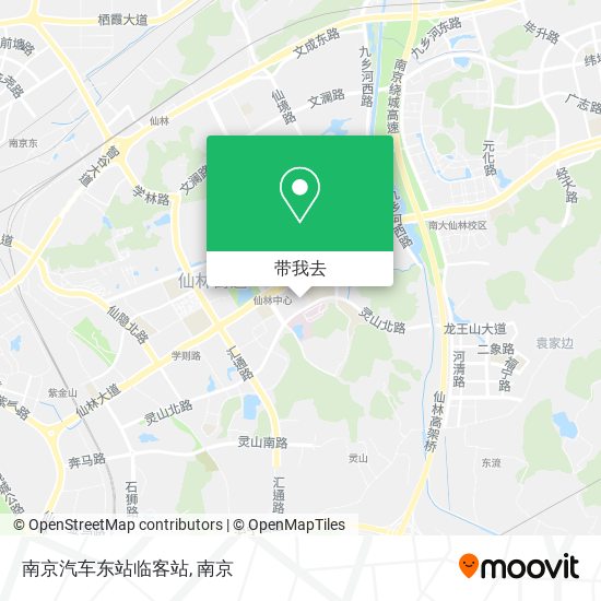 南京汽车东站临客站地图