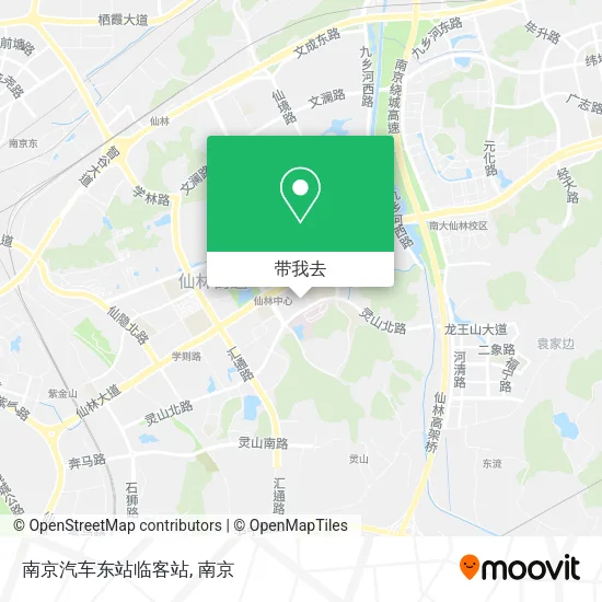 南京汽车东站临客站地图