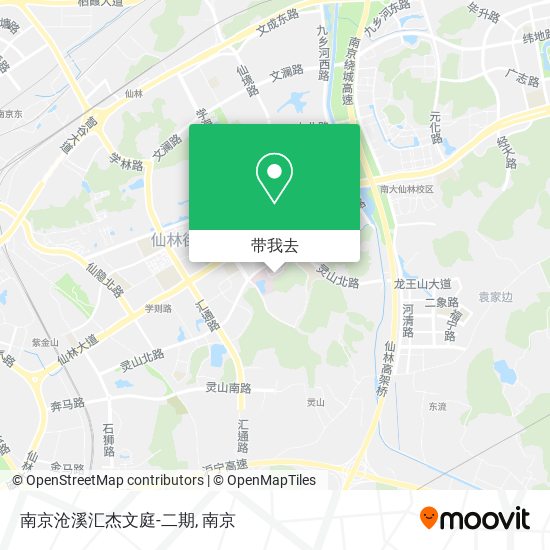 南京沧溪汇杰文庭-二期地图