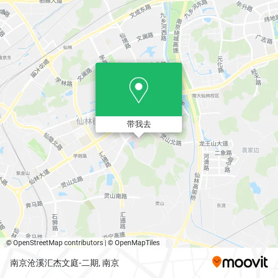 南京沧溪汇杰文庭-二期地图