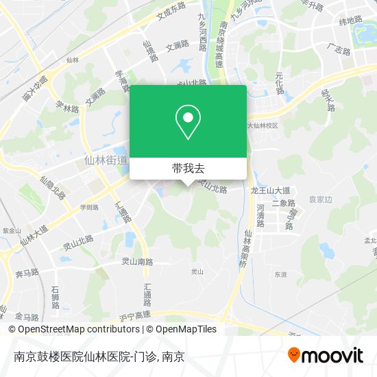 南京鼓楼医院仙林医院-门诊地图