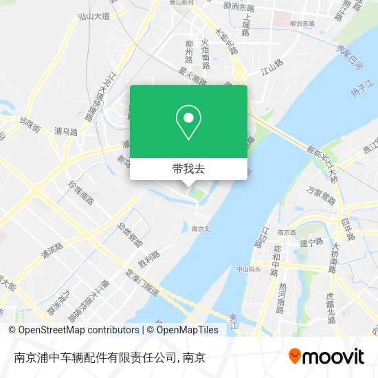 南京浦中车辆配件有限责任公司地图