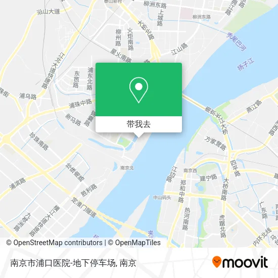 南京市浦口医院-地下停车场地图