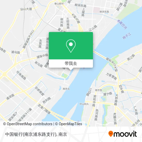 中国银行(南京浦东路支行)地图