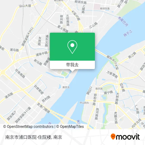南京市浦口医院-住院楼地图