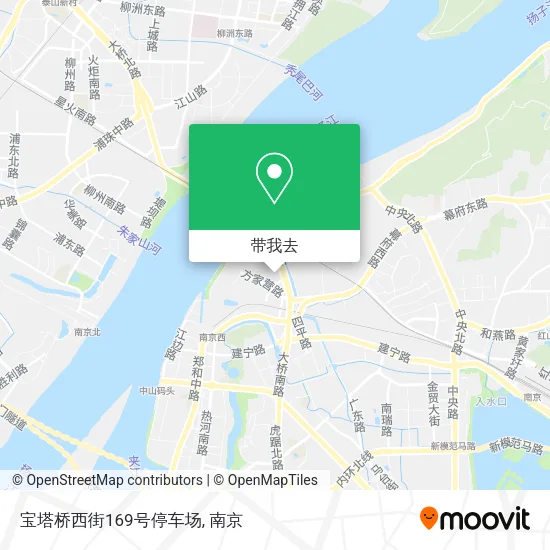 宝塔桥西街169号停车场地图