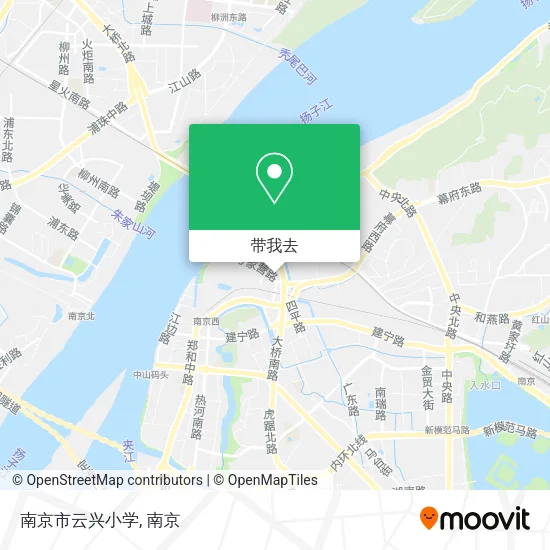 南京市云兴小学地图