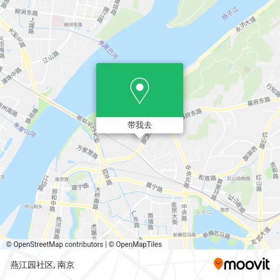 燕江园社区地图