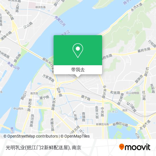 光明乳业(挹江门2新鲜配送屋)地图