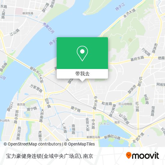宝力豪健身连锁(金域中央广场店)地图