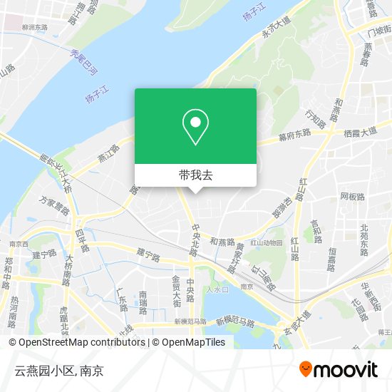 云燕园小区地图