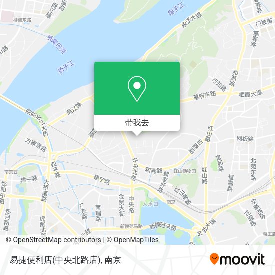 易捷便利店(中央北路店)地图