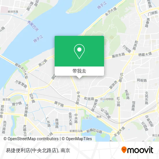易捷便利店(中央北路店)地图