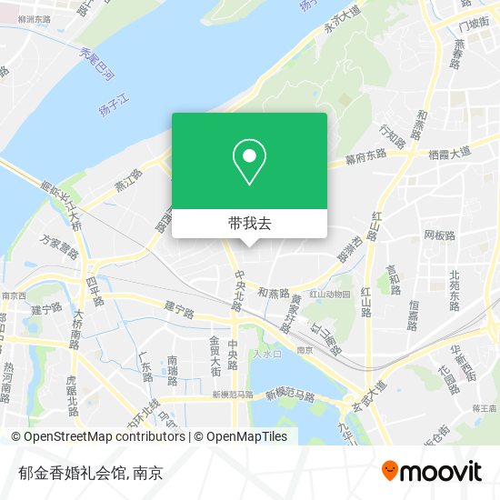 郁金香婚礼会馆地图
