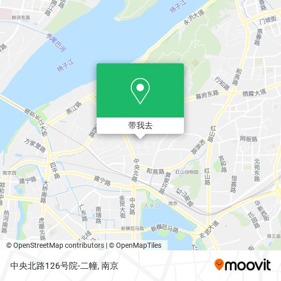 中央北路126号院-二幢地图