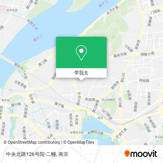 中央北路126号院-二幢地图