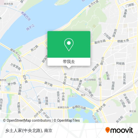 乡土人家(中央北路)地图
