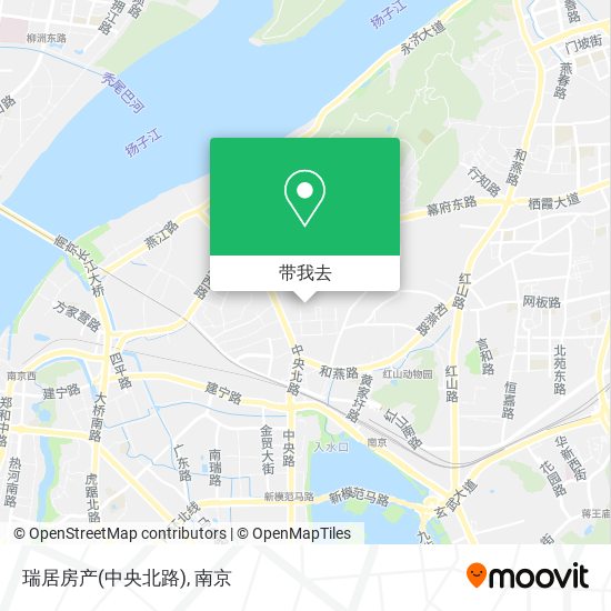 瑞居房产(中央北路)地图