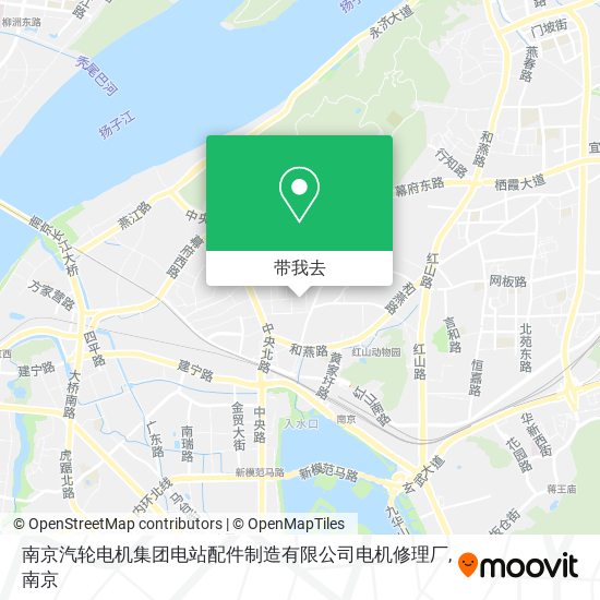 南京汽轮电机集团电站配件制造有限公司电机修理厂地图