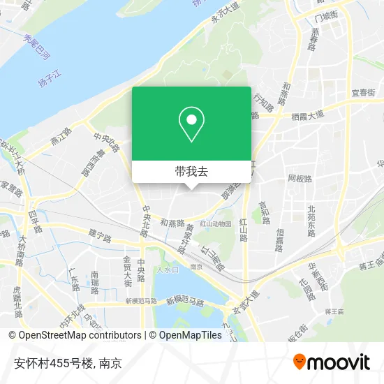 安怀村455号楼地图