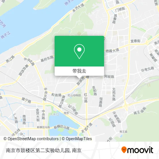南京市鼓楼区第二实验幼儿园地图