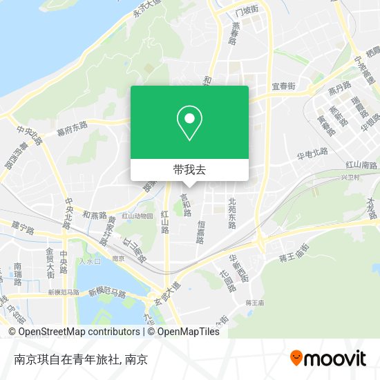 南京琪自在青年旅社地图