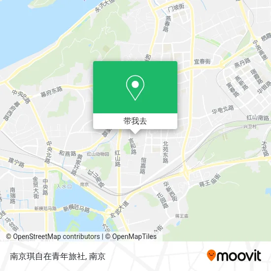 南京琪自在青年旅社地图