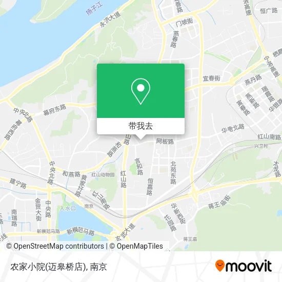 农家小院(迈皋桥店)地图
