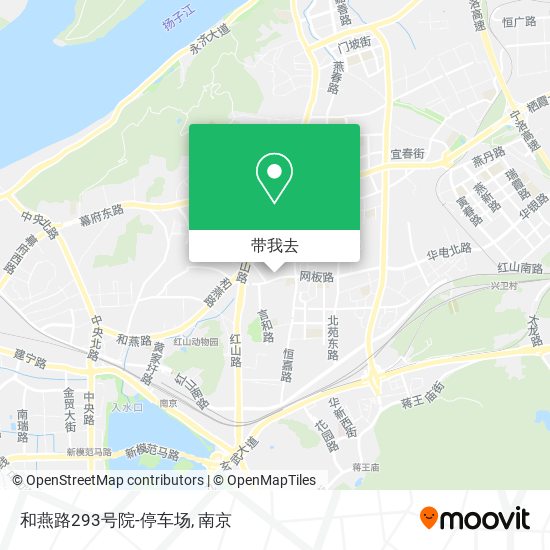 和燕路293号院-停车场地图