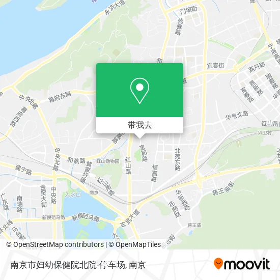 南京市妇幼保健院北院-停车场地图