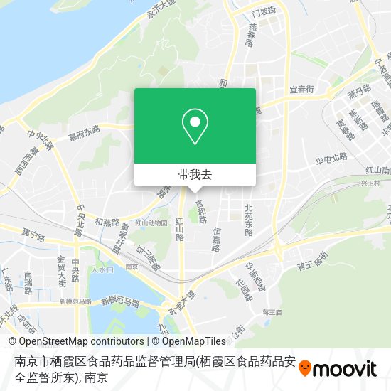 南京市栖霞区食品药品监督管理局(栖霞区食品药品安全监督所东)地图