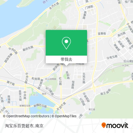 淘宝乐百货超市地图