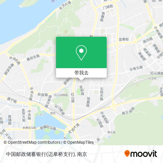 中国邮政储蓄银行(迈皋桥支行)地图