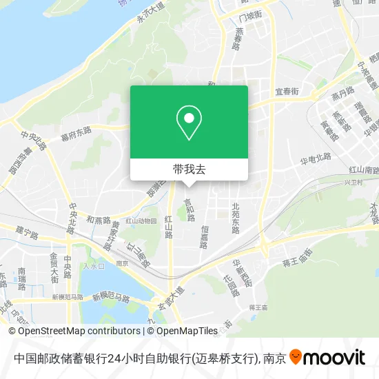 中国邮政储蓄银行24小时自助银行(迈皋桥支行)地图