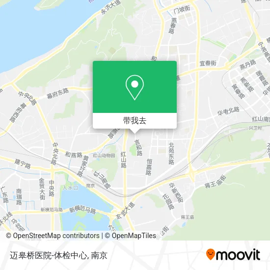 迈皋桥医院-体检中心地图