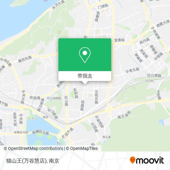 猫山王(万谷慧店)地图