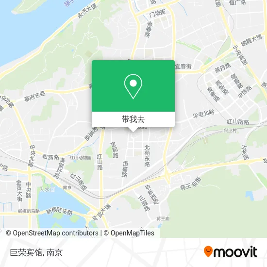 巨荣宾馆地图