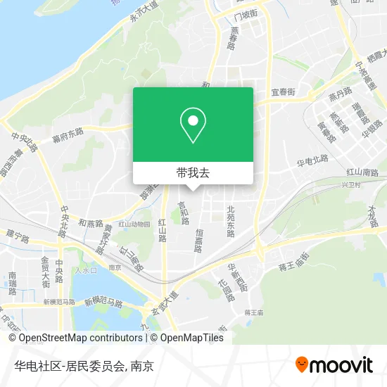 华电社区-居民委员会地图