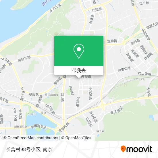 长营村98号小区地图