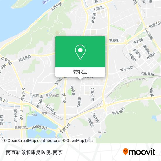 南京新颐和康复医院地图