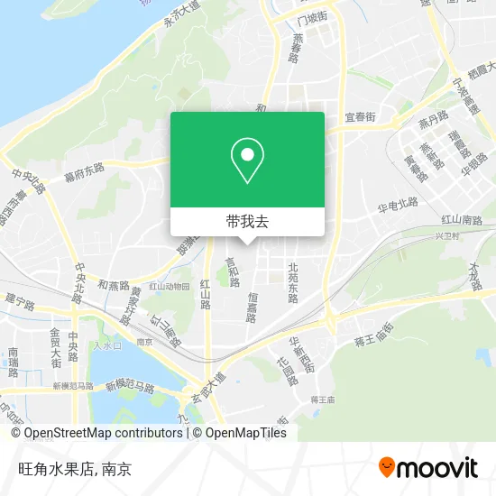 旺角水果店地图